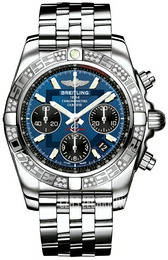Breitling Chronomat 41 Niebieski/Stal Ø41 mm AB0140AA-C830-378A