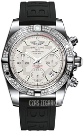 Breitling Chronomat 41 Srebrny/Guma Ø41 mm AB0140AA-G711-150S-A18S.1