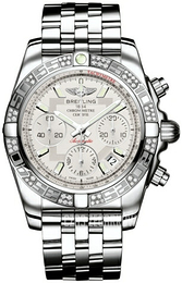 Breitling Chronomat 41 Srebrny/Stal Ø41 mm AB0140AA-G711-378A