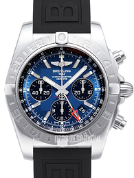 Breitling Chronomat 44 GMT Niebieski/Guma Ø44 mm AB042011-C852-152S-A20S.1