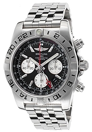 Breitling Chronomat 44 GMT Srebrny/Stal Ø44 mm AB0420B9-BB56-375A