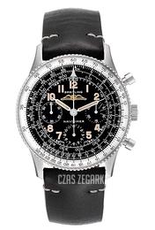 Breitling Navitimer Czarny/Skóra Ø41 mm AB0910371B1X1