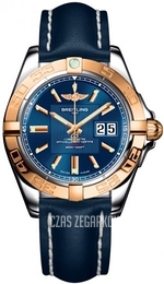 Breitling Galactic 41 Niebieski/Skóra Ø41 mm C49350L2-C810-113X-A18BA.1