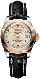 Breitling Galactic 32 Sleek Biały/Skóra Ø32 mm C7133012-A802-208X-A14BA.1