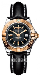 Breitling Galactic 32 Czarny/Skóra Ø31.8 mm C71356L2.BA12.408X.A14BA.1