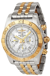 Breitling Chronomat 44 Biały/Stal Ø44 mm CB011012-A698-375C