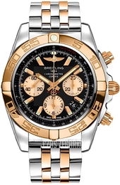 Breitling Chronomat 44 Czarny/18 karatowe różowe złoto Ø44 mm CB0110121B1C1