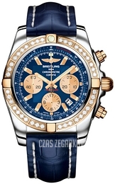 Breitling Chronomat 44 Niebieski/Skóra Ø44 mm CB011053-C790-731P-A20BA.1