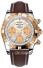 Breitling Chronomat 41 Biały/Skóra Ø41 mm CB014012-A722-431X-A18BA.1