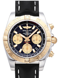 Breitling Chronomat 41 Czarny/Skóra Ø41 mm CB014012-BA53-428X-A18BA.1