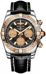 Breitling Chronomat 41 Czarny/Skóra Ø41 mm CB0140AA-BA53-728P-A18BA.1