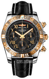 Breitling Chronomat 41 Czarny/Skóra Ø41 mm CB0140AA-BC08-728P-A18BA.1