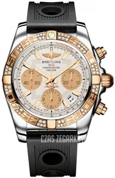 Breitling Chronomat 41 Srebrny/Guma Ø41 mm CB0140AA-G713-202S-A18D.2