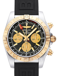 Breitling Chronomat 44 GMT Czarny/Guma Ø44 mm CB042012-BB86-152S-A20S.1