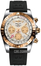 Breitling Chronomat 44 GMT Srebrny/Guma Ø44 mm CB042012-G755-152S-A20S.1