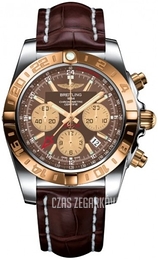 Breitling Chronomat 44 GMT Brązowy/Skóra Ø44 mm CB042012-Q590-739P-A20BA.1