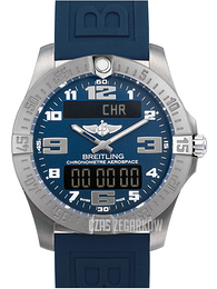 Breitling Aerospace Evo Niebieski/Guma Ø43 mm E7936310-C869-158S-A20SS.1