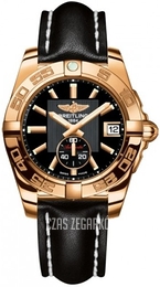 Breitling Galactic 36 Czarny/Skóra Ø36 mm H3733012.BA54.414X.H16BA.1