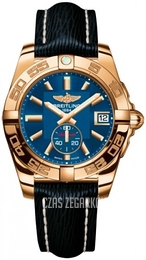 Breitling Galactic 36 Niebieski/Skóra Ø36 mm H3733012.C831.215X.H16BA.1