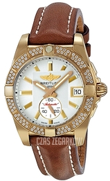 Breitling Galactic 36 Biały/Skóra Ø36 mm H3733053.A724.412X.H16BA.1