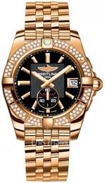 Breitling Galactic 36 Czarny/18 karatowe różowe złoto Ø36 mm H3733053.BA54.376H