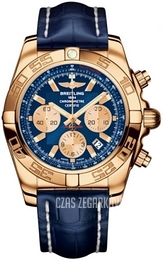Breitling Chronomat 44 Niebieski/Skóra Ø44 mm HB011012-A697-731P-H20BA.1