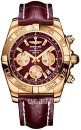 Breitling Chronomat 44 Czerwony/Skóra Ø44 mm HB011012-K524-735P-H20BA.1