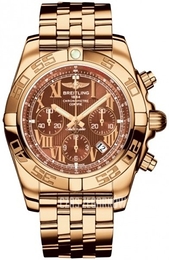 Breitling Chronomat 44 Brązowy/18 karatowe różowe złoto Ø44 mm HB011012-Q567-375H