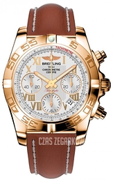 Breitling Chronomat 41 Srebrny/Skóra Ø41 mm HB014012-G759-425X-H18BA.1