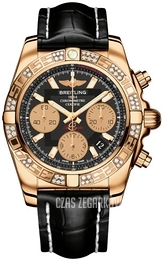 Breitling Chronomat 41 Czarny/Skóra Ø41 mm HB0140AA-BA53-728P-H18BA.1