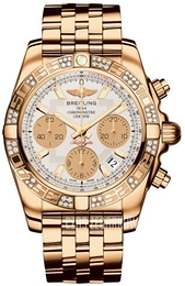 Breitling Chronomat 41 Srebrny/18 karatowe różowe złoto Ø41 mm HB0140AA-G713-378H