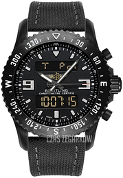 Breitling Prof. Chronospace Military Czarny/Skóra Ø46 mm M78367101B1W1