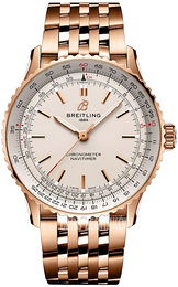 Breitling Navitimer Automatic 41 Beżowy/18 karatowe różowe złoto Ø41 mm R17329F41G1R1