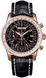 Breitling Montbrillant Datora Czarny/Skóra Ø43 mm R2133012-B856-743P-R20BA.1