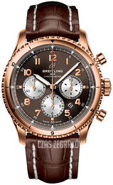 Breitling Aviator 8 B01 Chronograph 43 Bronz/Skóra Ø43 mm RB0119131Q1P2