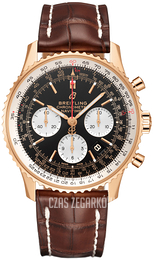 Breitling Navitimer 1 B01 Chronograph 43 Czarny/Skóra Ø43 mm RB0121211B1P2