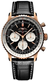 Breitling Navitimer B01 Chronograph 43 Czarny/Skóra Ø43 mm RB0138211B1P1