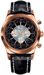 Breitling Transocean Chronograph Czarny/Skóra Ø46 mm RB0510U4-BB63-760P-R20BA.1