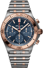Breitling Chronomat B01 42 Niebieski/18 karatowe różowe złoto Ø42 mm UB0134101C1U1