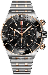 Breitling Super Chronomat B01 44 Czarny/18 karatowe różowe złoto Ø44 mm UB0136251B1U1