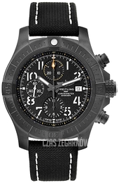 Breitling Avenger Chronograph 45 Czarny/Skóra Ø45 mm V13317101B1X2