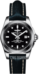 Breitling Galactic 29 Sleek Czarny/Skóra Ø29 mm W72348121B1X1