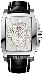 Breitling for Bentley Flying B Chronograph Srebrny/Skóra 58.2x38.5 mm A4436512-G632-760P-A20BA.1