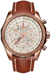Breitling for Bentley B04 GMT Srebrny/Skóra Ø49 mm RB043112-G775-439X-R20BA.1
