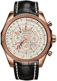 Breitling for Bentley B04 GMT Srebrny/Skóra Ø49 mm RB043112-G775-760P-R20BA.1