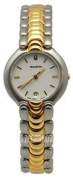 Bulova Accutron Biały/Stal w odcieniu złota Ø25 mm 28B30