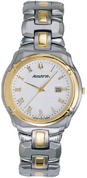 Bulova Accutron Biały/Stal w odcieniu złota Ø25.5 mm 28B59