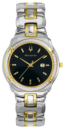 Bulova Accutron Czarny/Stal w odcieniu złota Ø36 mm 28E05
