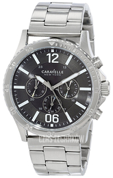 Bulova Caravelle Czarny/Stal Ø44 mm 43A115