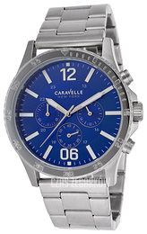 Bulova Caravelle Niebieski/Stal Ø46 mm 43A116